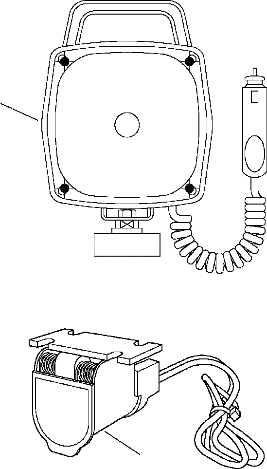 Схема запчастей Komatsu GD530A - TROUBLE LIGHT ЭЛЕКТР.