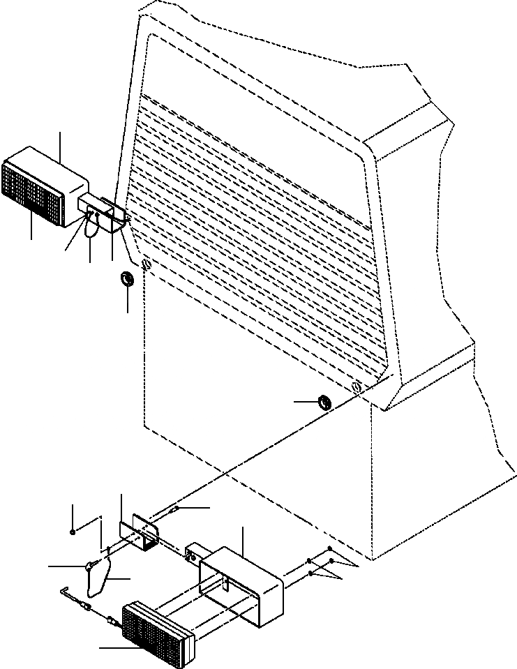 Схема запчастей Komatsu GD530A - TAIL LIGHTS ЭЛЕКТР.