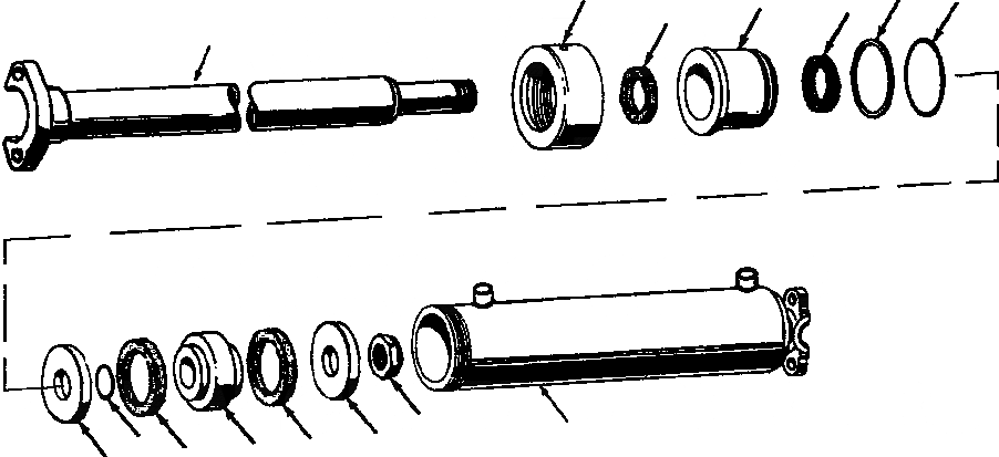 Схема запчастей Komatsu GD530A - SCARIFIER ЦИЛИНДР ГИДРАВЛS