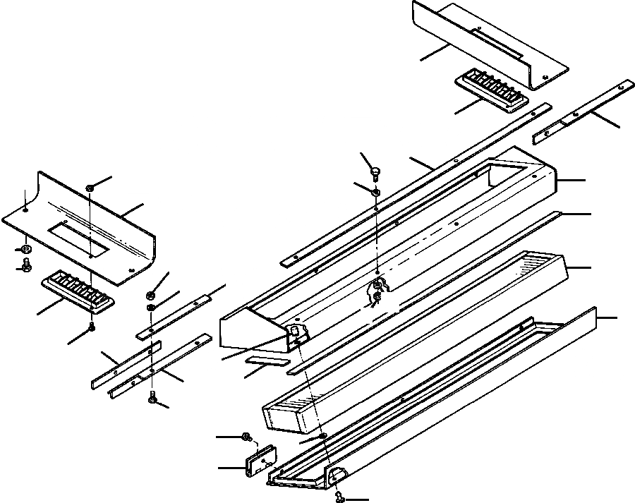 Схема запчастей Komatsu GD530A - КАБИНА ВЕНТИЛЯТОР ПОЛН. HEIGHT КАБИНА SUPERSTRUCTURE