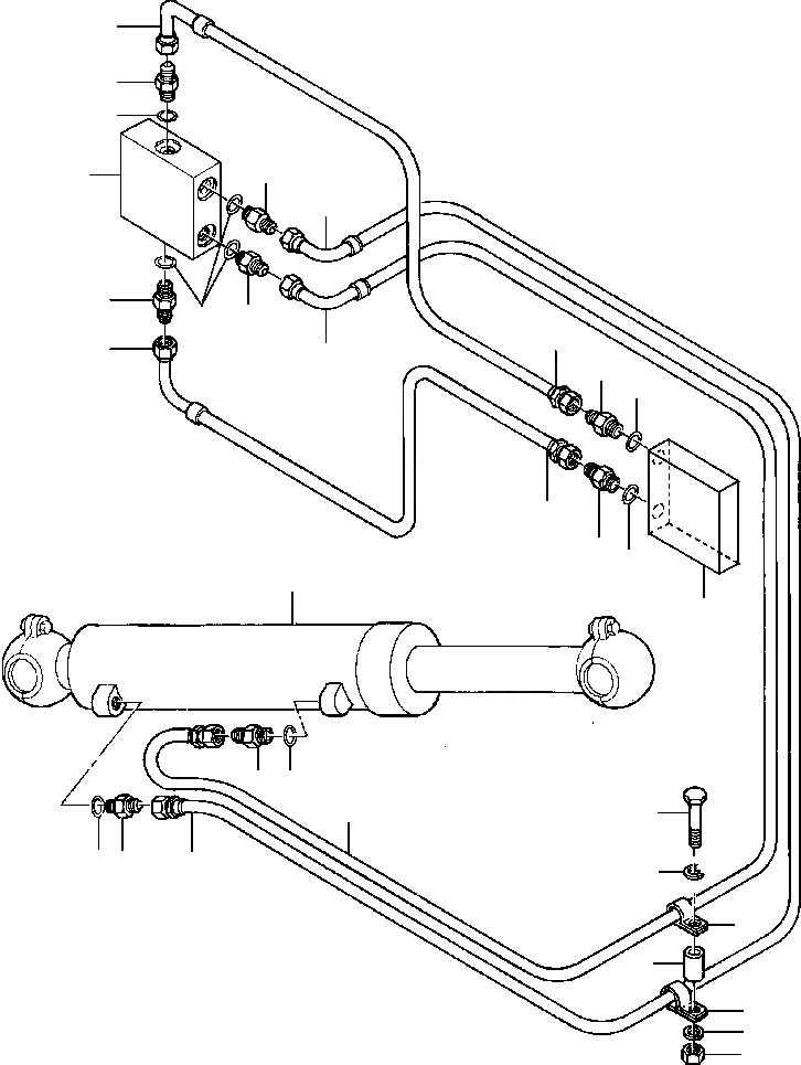 Схема запчастей Komatsu GD530A - БОКОВ. СДВИГ СЦЕПН. УСТР-ВА ЛИНИЯ АКТУАТОРАS ПРАВ. BIASED ОТВАЛ ПОДВЕСКА ГИДРАВЛS