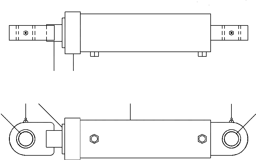 Схема запчастей Komatsu GD530A - DOZER ЦИЛИНДР ОТВАЛА ГИДРАВЛS