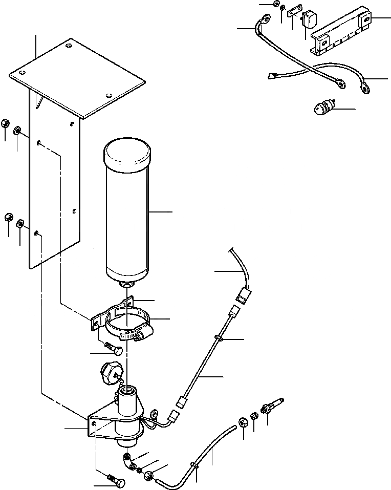 Схема запчастей Komatsu GD530A - ETHER ВПРЫСК STARTING AID POWER