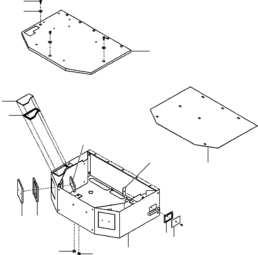 Схема запчастей Komatsu GD530A - СИДЕНЬЕ КОРПУС SUPERSTRUCTURE