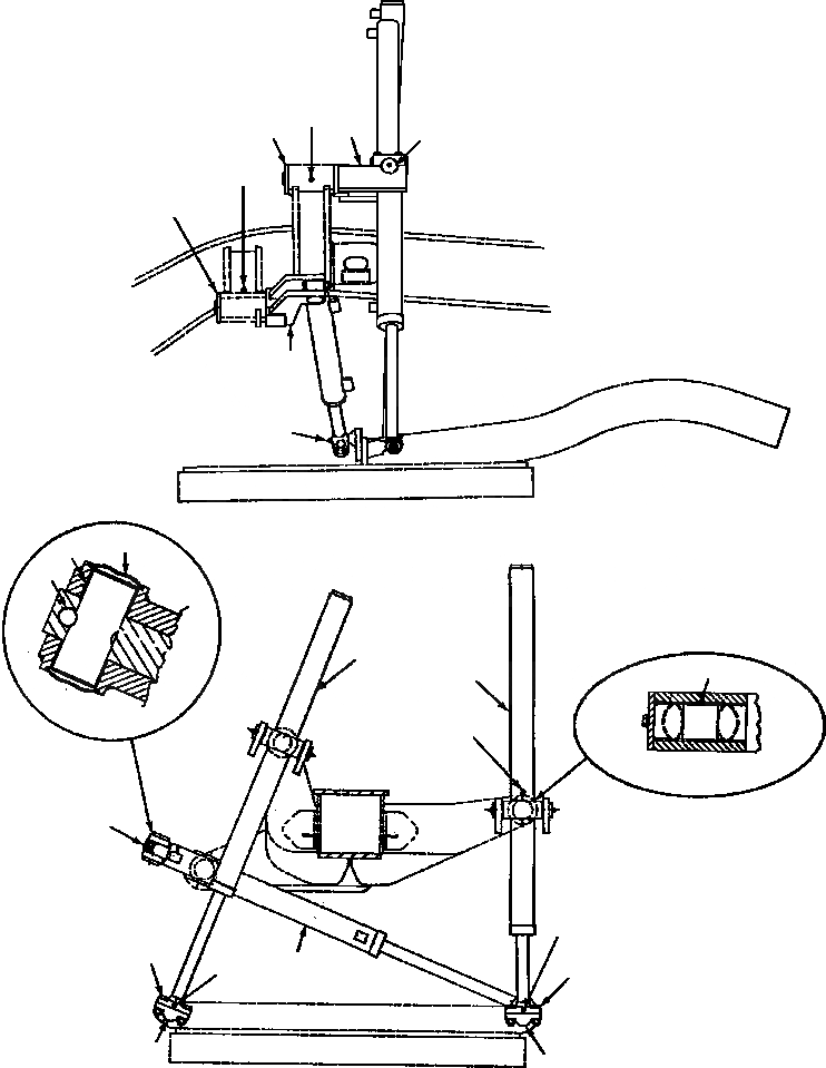 Схема запчастей Komatsu GD530A - СЦЕПНОЕ УСТРОЙСТВО LIFT ПРАВ. BIASED ОТВАЛ ПОДВЕСКА КРЕПЛЕНИЕED ОБОРУД-Е