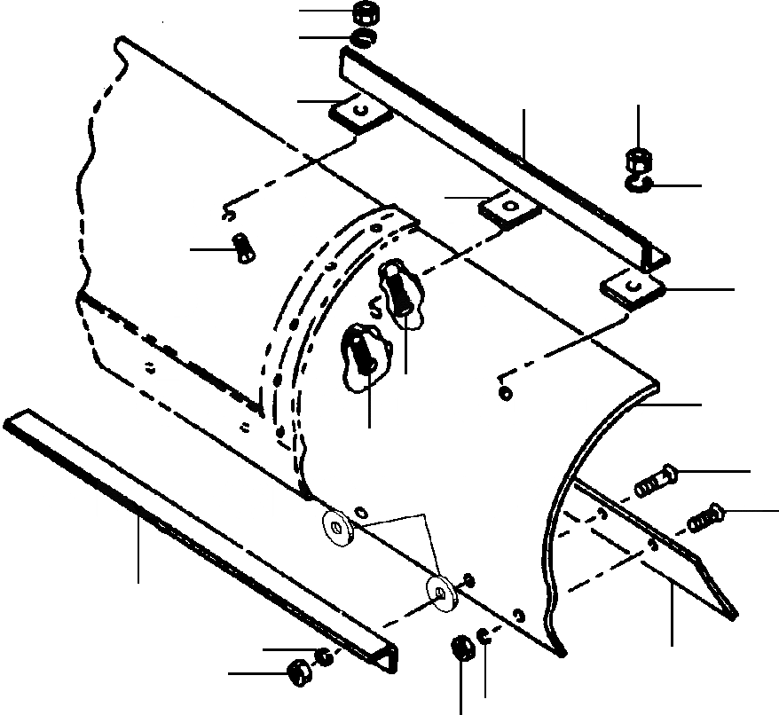 Схема запчастей Komatsu GD530A - /8 INCH EXTENSION ДЛЯ / INCH MOLDBOARD ДЛЯ FT. MOLDBOARD КРЕПЛЕНИЕED ОБОРУД-Е
