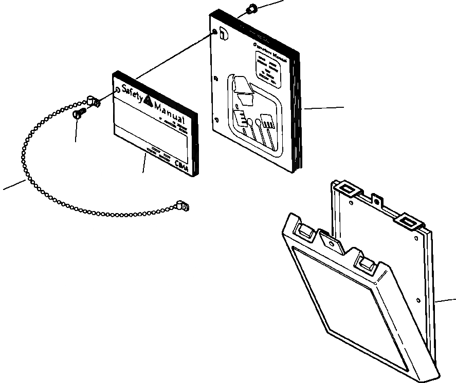 Схема запчастей Komatsu GD530A - РУЧН. КОРПУС РАЗНОЕ