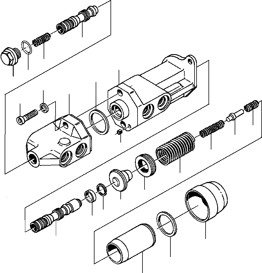 Схема запчастей Komatsu GD530A - ТОРМОЗНОЙ КЛАПАН заводской номер 9 И UP ТОРМОЗ.S