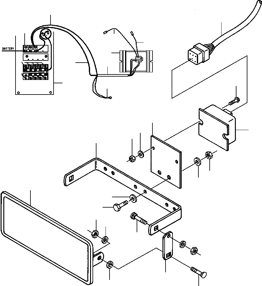 Схема запчастей Komatsu GD530A - A CONVERTER УСТАНОВКА V - V ЭЛЕКТР.
