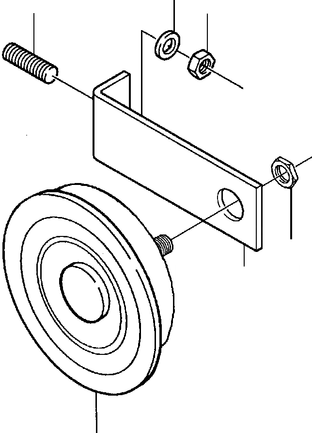 Схема запчастей Komatsu GD530A - ЗВУК. СИГНАЛ. ЭЛЕКТР.