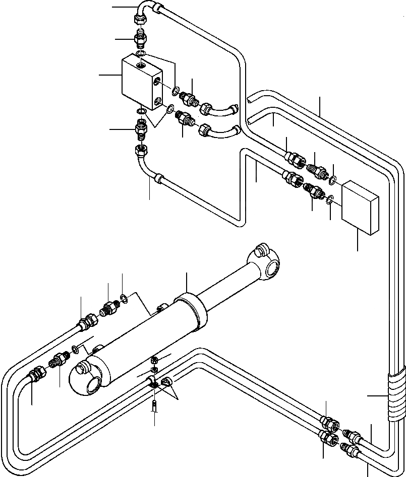 Схема запчастей Komatsu GD530A - БОКОВ. СДВИГ СЦЕПН. УСТР-ВА ЛИНИЯ АКТУАТОРАS ПРАВ. И ЛЕВ. 9 DEGREE ОТВАЛ ПОДВЕСКА - заводской номер - ГИДРАВЛS