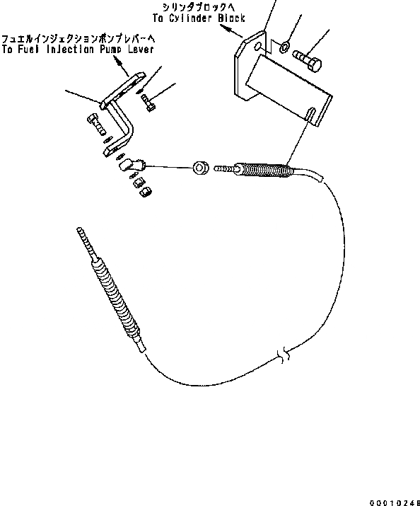Схема запчастей Komatsu GD555-3C - ДВИГАТЕЛЬ АКСЕССУАРЫ (АКСЕЛЕРАТОР УПРАВЛ-Е РЕГУЛИР. HORSE POWER ТИП) КОМПОНЕНТЫ ДВИГАТЕЛЯ