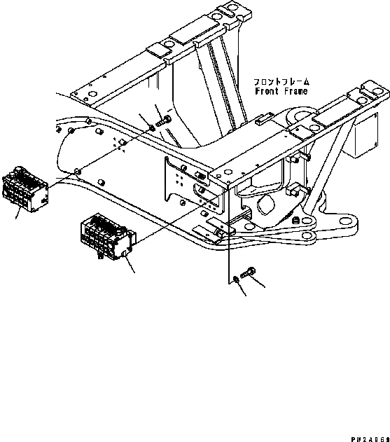 Схема запчастей Komatsu GD555-3C - ОСНОВН. УПРАВЛЯЮЩ. КЛАПАН (С РЫХЛИТЕЛЕМ) (TROPICAL) (№B7, B7-B8) ГИДРАВЛИКА