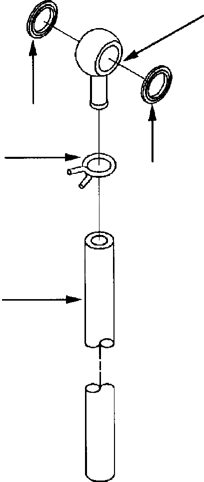 Схема запчастей Komatsu GD650A - ТОПЛИВН. ДРЕНАЖН. ТОПЛИВН. СИСТЕМА