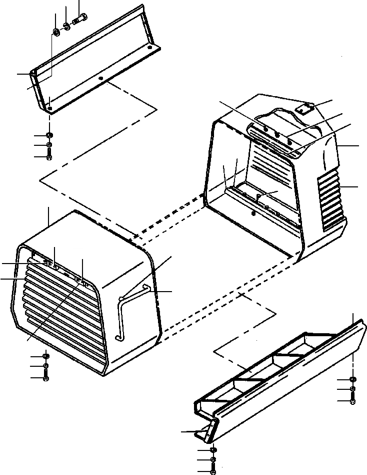 Схема запчастей Komatsu GD650A-1 - TОБОД КОЛЕСА ГРУППА SUPERSTRUCTURE