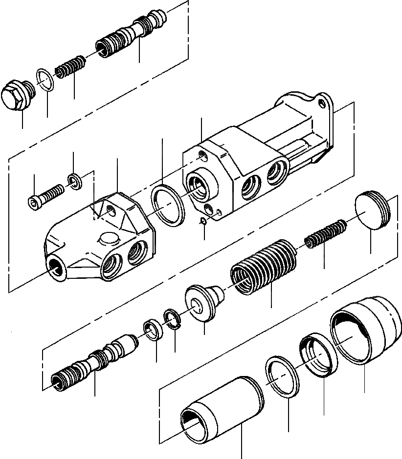 Схема запчастей Komatsu GD650A - ТОРМОЗНОЙ КЛАПАН ТОРМОЗ.S