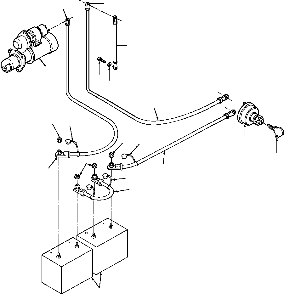 Схема запчастей Komatsu GD650A - МАЧТАER DISCONNECT ПЕРЕКЛЮЧАТЕЛЬ ЭЛЕКТР.