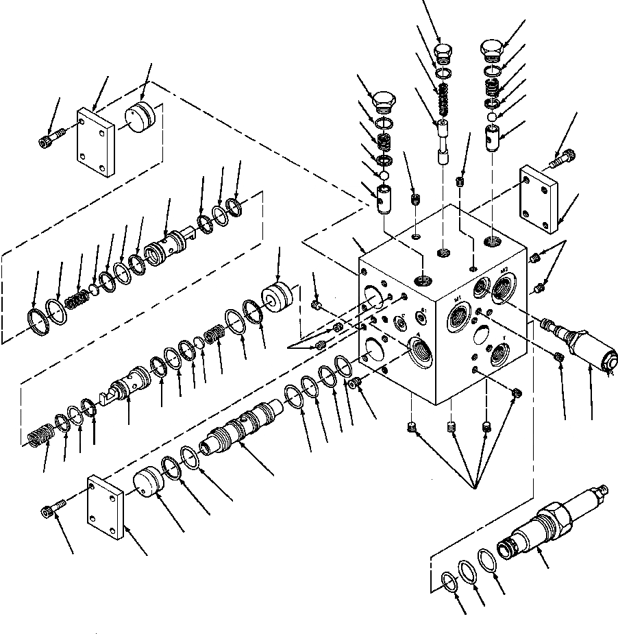 Схема запчастей Komatsu GD650A - HIC КЛАПАН ГИДРАВЛS