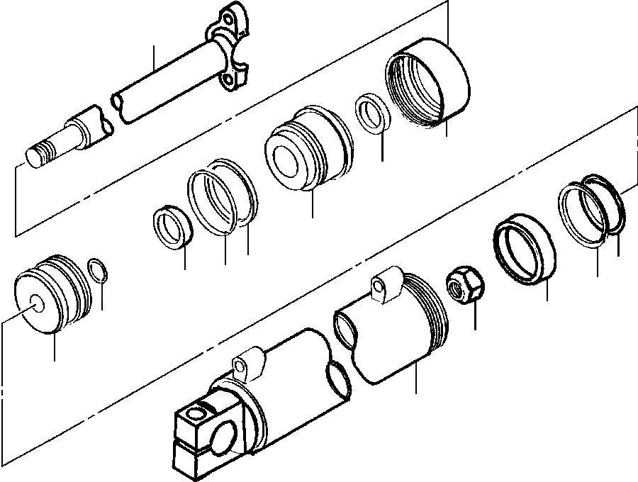 Схема запчастей Komatsu GD650A - БОКОВ. СДВИГ СЦЕПН. УСТР-ВА ЦИЛИНДР ПРАВ. BIASED ОТВАЛ ПОДВЕСКА ГИДРАВЛS