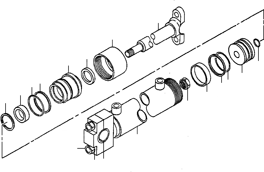 Схема запчастей Komatsu GD650A - MOLDBOARD ЦИЛИНДР ПЕРЕКОСА ГИДРАВЛS