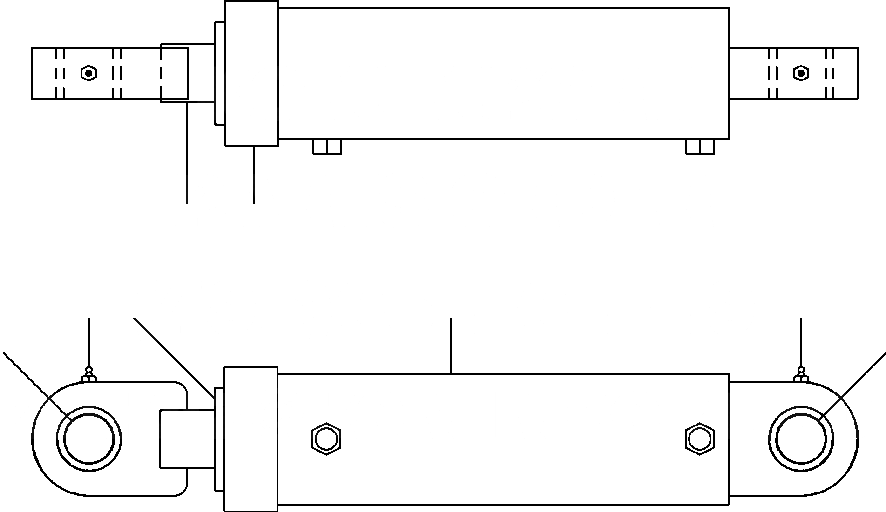 Схема запчастей Komatsu GD650A - DOZER ЦИЛИНДР ОТВАЛА ГИДРАВЛS
