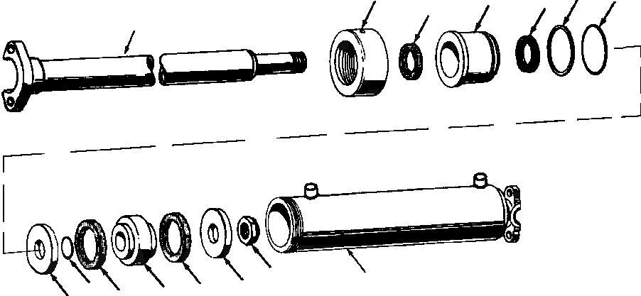 Схема запчастей Komatsu GD650A - SCARIFIER ЦИЛИНДР ГИДРАВЛS