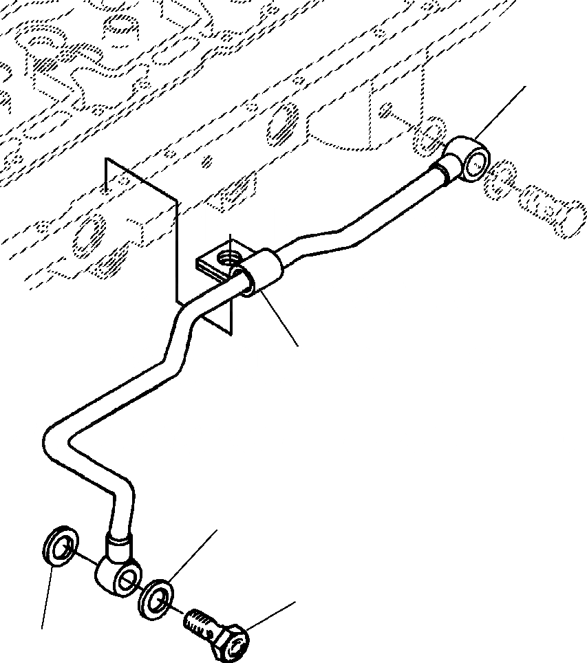 Схема запчастей Komatsu GD650A - ТОПЛИВН. ВПУСКН. ТРУБА ТОПЛИВН. СИСТЕМА