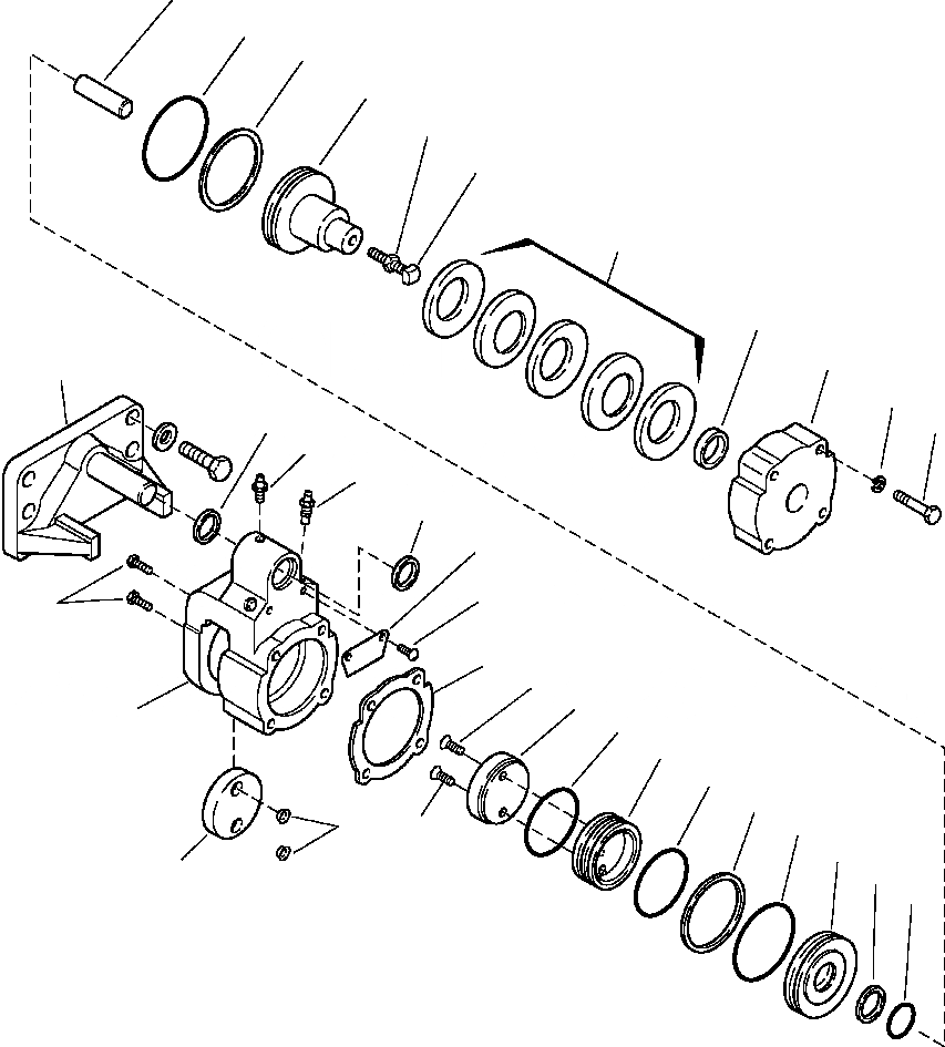 Схема запчастей Komatsu GD650A-2CY - FIG. F9-A СТОЯНОЧНЫЙ ТОРМОЗ CALIPER - заводской номер 9 И UP СИЛОВАЯ ПЕРЕДАЧА И КОНЕЧНАЯ ПЕРЕДАЧА