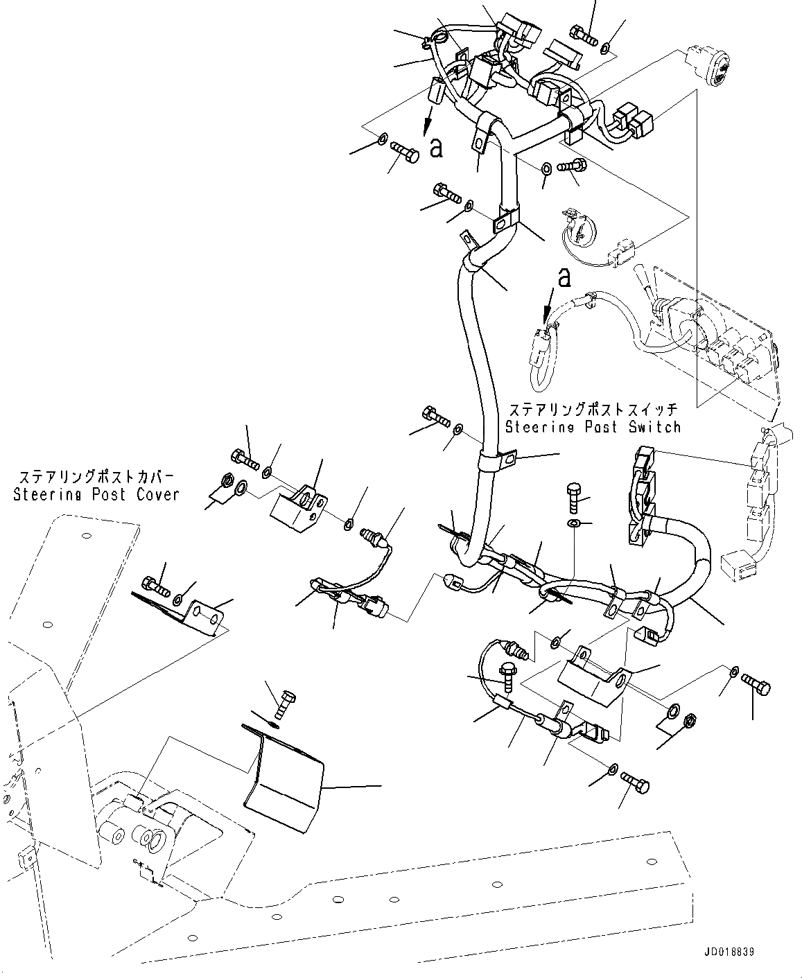Схема запчастей Komatsu GD655-5 - ОСНОВН. КОНСТРУКЦИЯ, С 9 СЕКЦ. КЛАПАН, KOMTRAX, ОТВАЛ ПЛАВАЮЩ ТРУБЫ ОСНОВН. КОНСТРУКЦИЯ, С 9 СЕКЦ. КЛАПАН, KOMTRAX