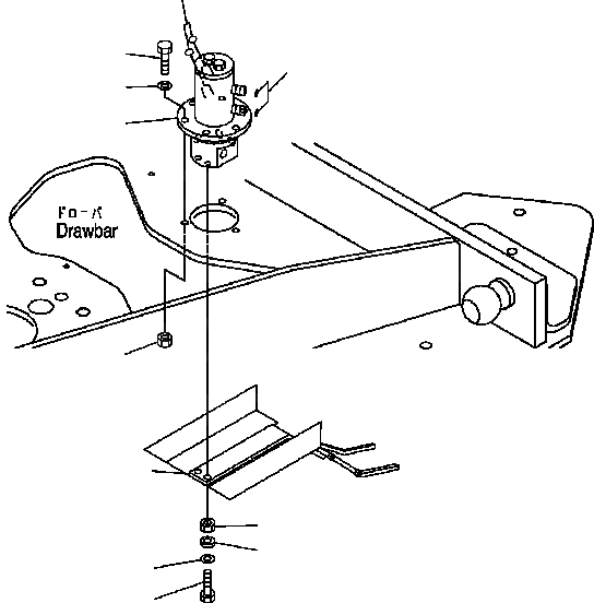 Схема запчастей Komatsu GD655-3C - КЛАПАН (ДЛЯ ГИДРОЛИНИЯ) (/) ГИДРАВЛИКА