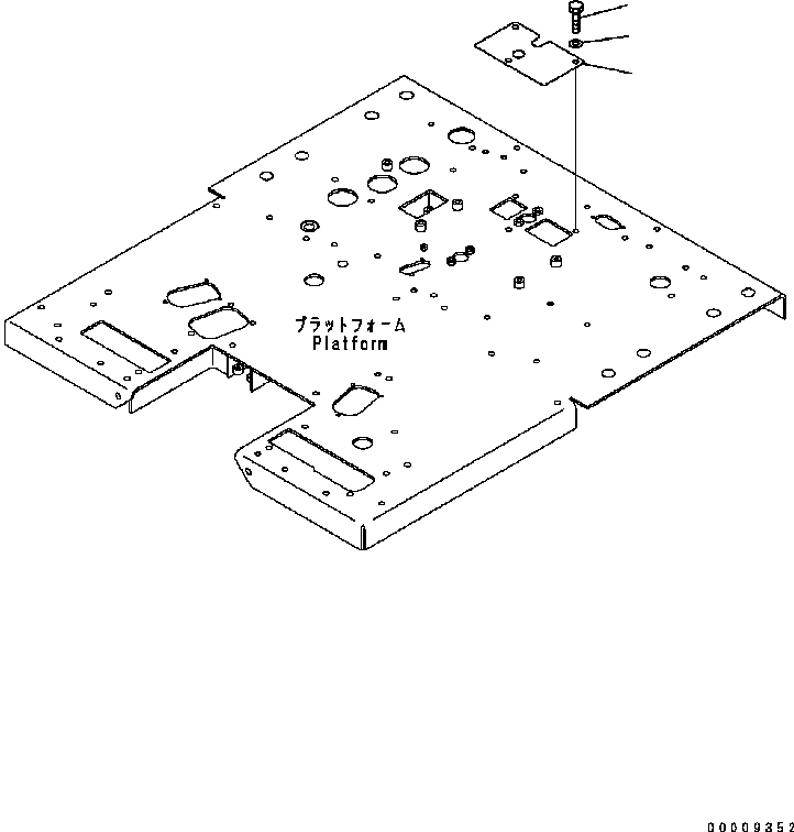 Схема запчастей Komatsu GD655-3C - ПЛАТФОРМА КРЫШКА(С РЫХЛИТЕЛЕМ ИЛИ SCARIFIER) КАБИНА ОПЕРАТОРА И СИСТЕМА УПРАВЛЕНИЯ