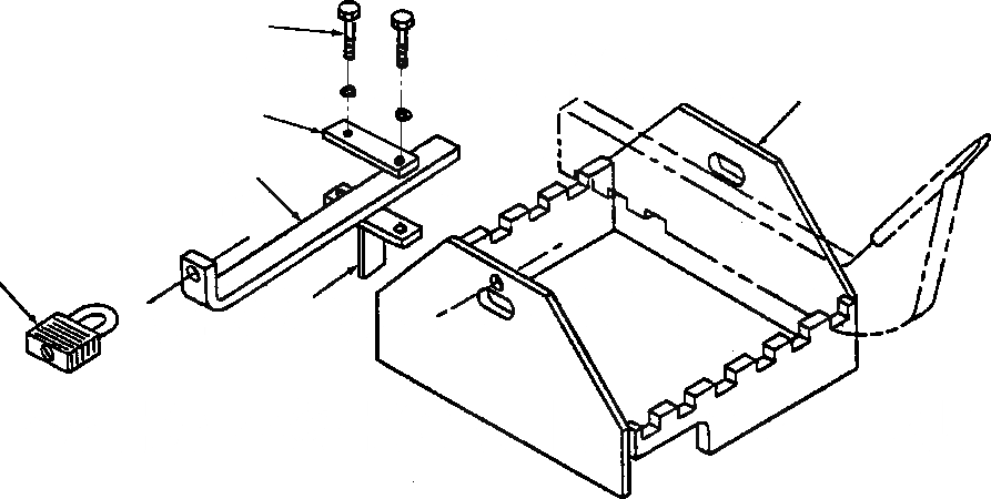 Схема запчастей Komatsu GD670A-1 - SCARIFIER ЗУБЬЯSTORAGE РАЗНОЕ