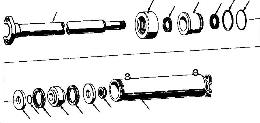 Схема запчастей Komatsu GD670A-1 - SCARIFIER ЦИЛИНДР ГИДРАВЛS