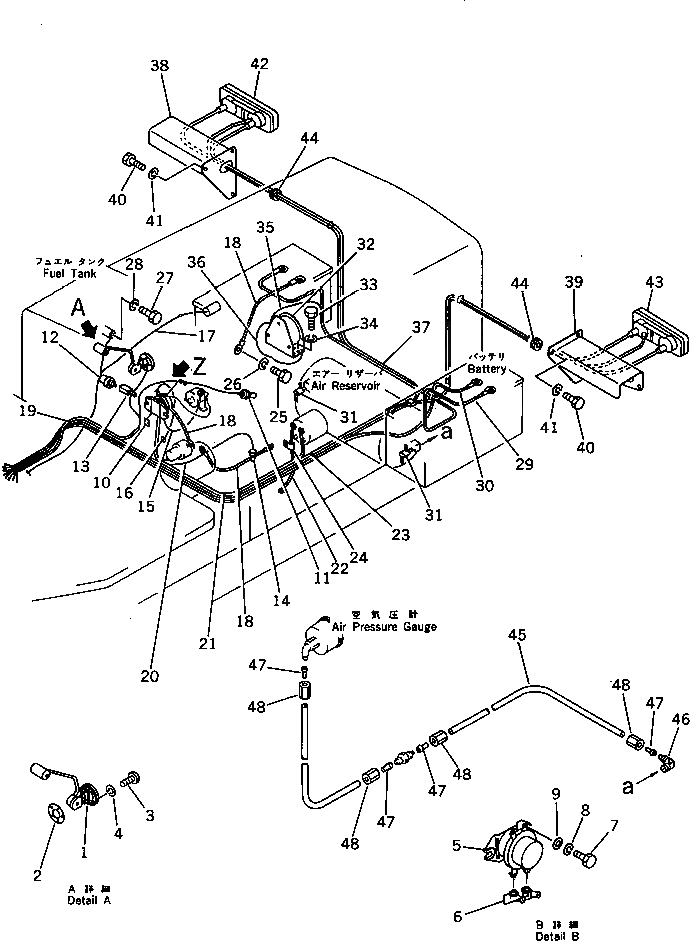 Схема запчастей Komatsu GD705A-3 - ЭЛЕКТРИЧ.UL СИСТЕМА КОМПОНЕНТЫ ДВИГАТЕЛЯ И ЭЛЕКТРИКА