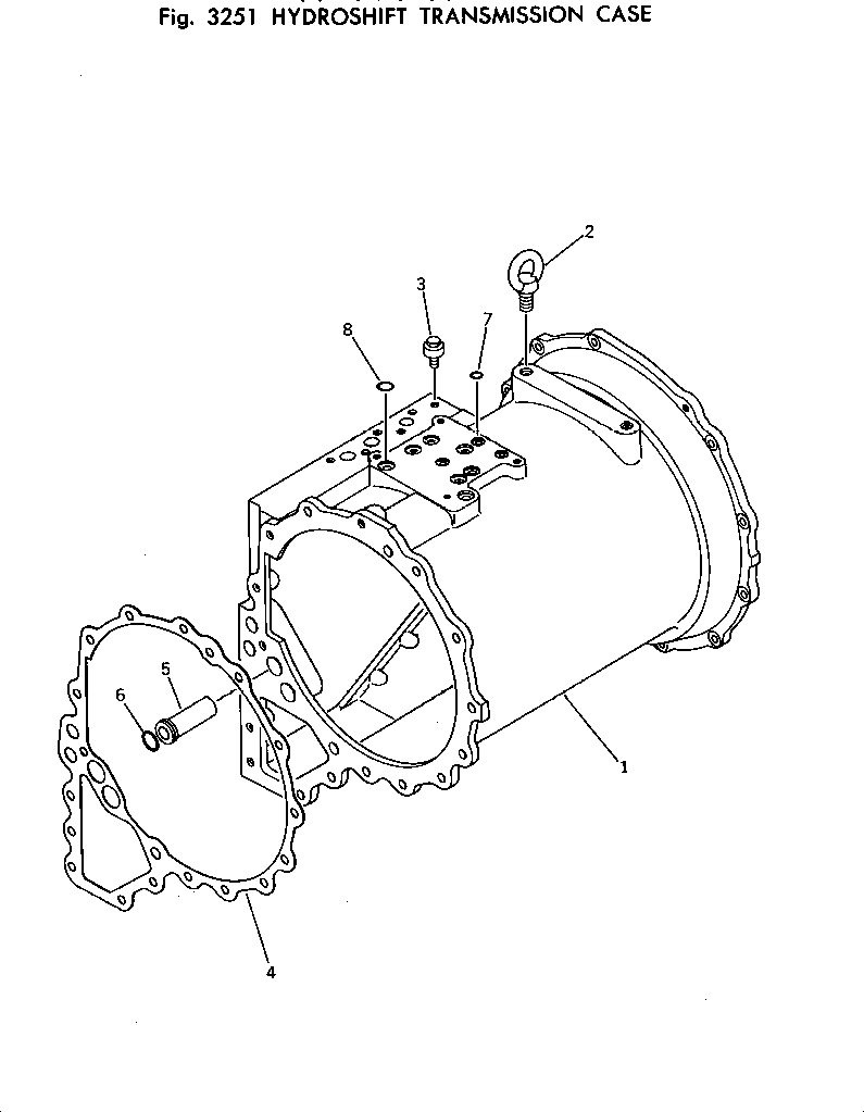 Схема запчастей Komatsu GD705A-3 - HYDROSHIFT ТРАНСМИССИЯ CA СИЛОВАЯ ПЕРЕДАЧА