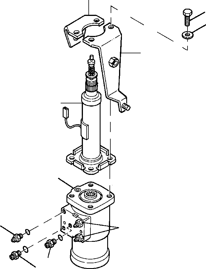 Схема запчастей Komatsu GD750A-1 - РУЛЕВ. УПРАВЛЕНИЕ УПРАВЛ-Е ASSEMBLY РУЛЕВ. УПРАВЛЕНИЕ