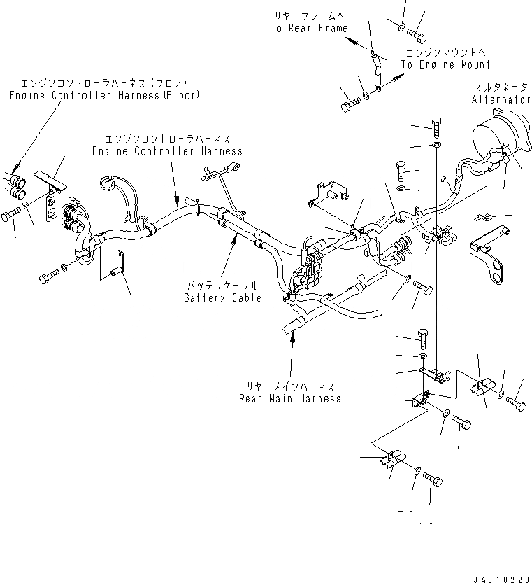 Схема запчастей Komatsu GD825A-2E0 - ЭЛЕКТРИКА (УПРАВЛ-Е ТРАНСМИССИЕЙ ЛИНИЯ) (/) КОМПОНЕНТЫ ДВИГАТЕЛЯ И ЭЛЕКТРИКА