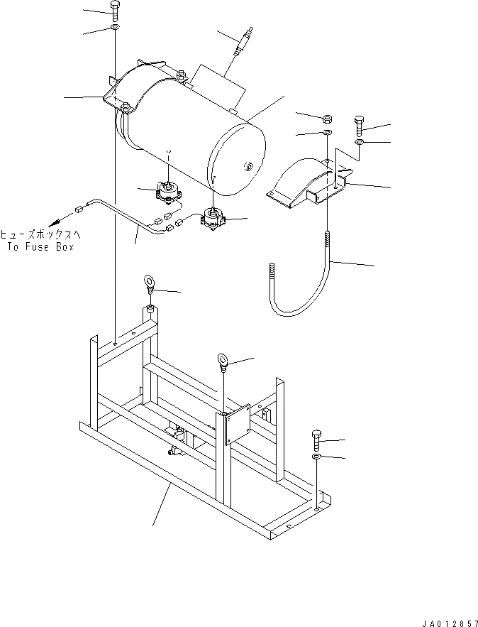 Схема запчастей Komatsu GD825A-2E0 - ВОЗДУХОВОД (/) (CHINA 2 EX-GAS REGULATION ARRANGEMENT) СИСТЕМАУПРАВЛЕНИЯ ПОВОРОТОМ