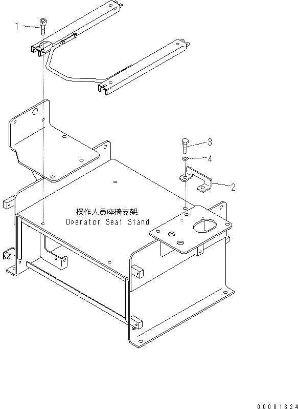 Схема запчастей Komatsu PC57-7 - СИДЕНЬЕ ОПЕРАТОРА (ЭЛЕМЕНТЫ КРЕПЛЕНИЯ) K [КАБИНА ОПЕРАТОРА И СИСТЕМА УПРАВЛЕНИЯ]