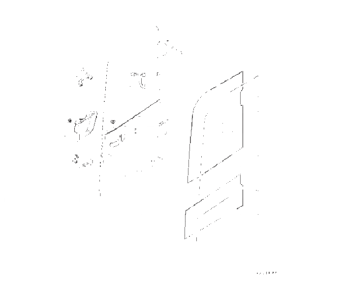 Схема запчастей Komatsu PC57-7 - КАБИНА (/8) (ДВЕРЬ) K [КАБИНА ОПЕРАТОРА И СИСТЕМА УПРАВЛЕНИЯ]