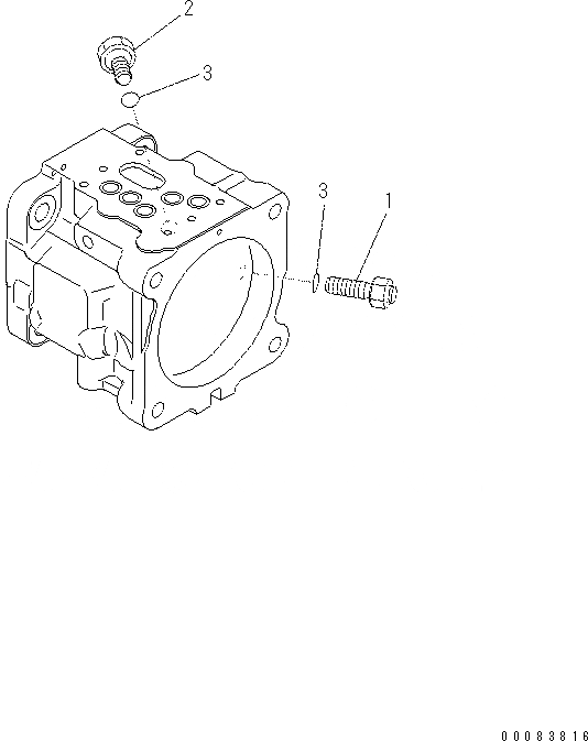 Схема запчастей Komatsu PC57-7 - ОСНОВН. НАСОС (/) Y [ОСНОВН. КОМПОНЕНТЫ И РЕМКОМПЛЕКТЫ]