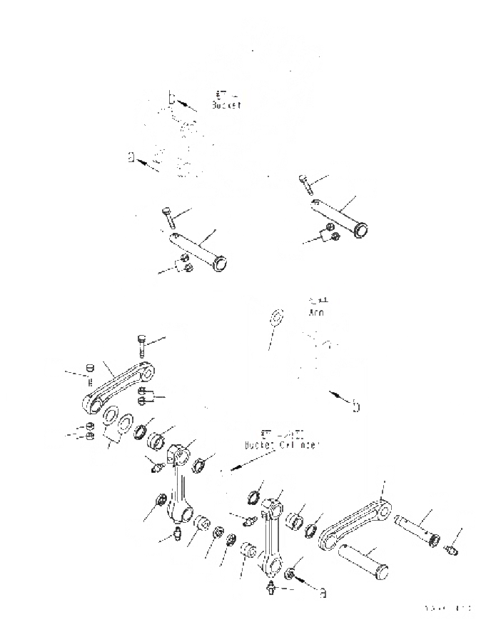 Схема запчастей Komatsu PC60-8 - СОЕДИНЕНИЕ КОВША T [РАБОЧЕЕ ОБОРУДОВАНИЕ]
