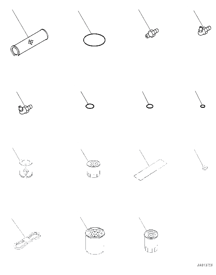 Схема запчастей Komatsu PC130-8M0 - ЗАП. ЧАСТИ (ДЛЯ BAD ТОПЛИВН. И ПЛОХ. ТОПЛИВО СПЕЦ-ЯIFICATION, ВОДН.+DUST) V [ВСПОМОГ. ЧАСТИ И ИНСТРУМЕНТ]