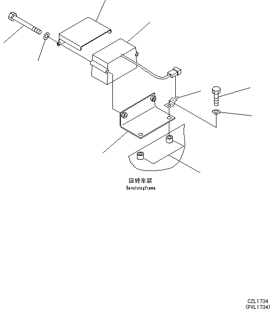 Схема запчастей Komatsu PC650LC-8E0 - СИГНАЛ ХОДА E [ЭЛЕКТРИКА]