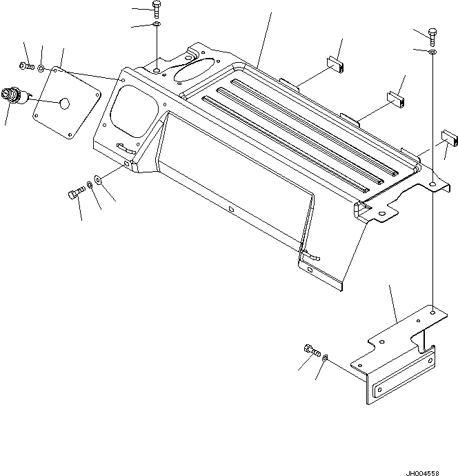 Схема запчастей Komatsu PC650LC-8E0 - КАБИНА (КАБИНА IN ЧАСТИ, LUGGAGE ПЛАСТИНА) K [КАБИНА ОПЕРАТОРА И СИСТЕМА УПРАВЛЕНИЯ]
