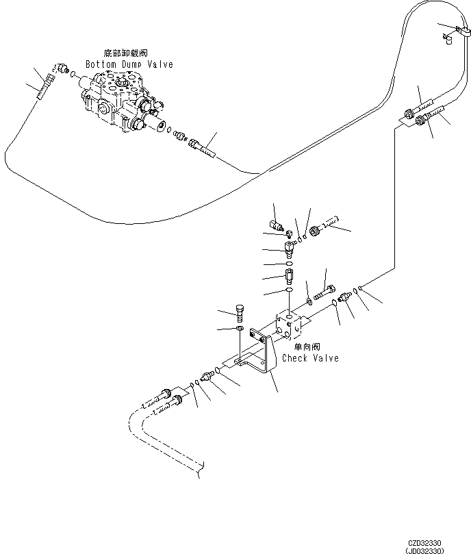 Схема запчастей Komatsu PC650LC-8E0 - НАВЕСН. ОБОРУД ПРОПОРЦИОНАЛЬН. PRESSURE УПРАВЛ-Е (PPC) ТРУБЫ (С PROVISION ДЛЯ -АКТУАТОР) (КОМПОНЕНТЫ) K [КАБИНА ОПЕРАТОРА И СИСТЕМА УПРАВЛЕНИЯ]