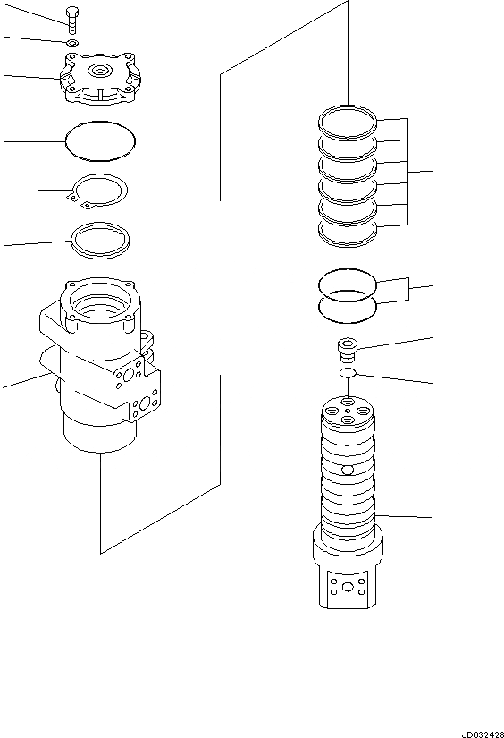 Схема запчастей Komatsu PC650LC-8E0 - ПОВОРОТНОЕ СОЕДИНЕНИЕ (ВНУТР. ЧАСТИ, ПОВОРОТНОЕ СОЕДИНЕНИЕ) N [ПОВОРОТН. КРУГ И ITS КОМПОНЕНТЫ]