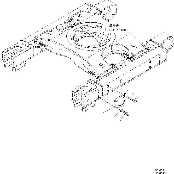 Схема запчастей Komatsu PC650LC-8E0 - СТУПЕНИ R [НИЖН.CARRIAGE]