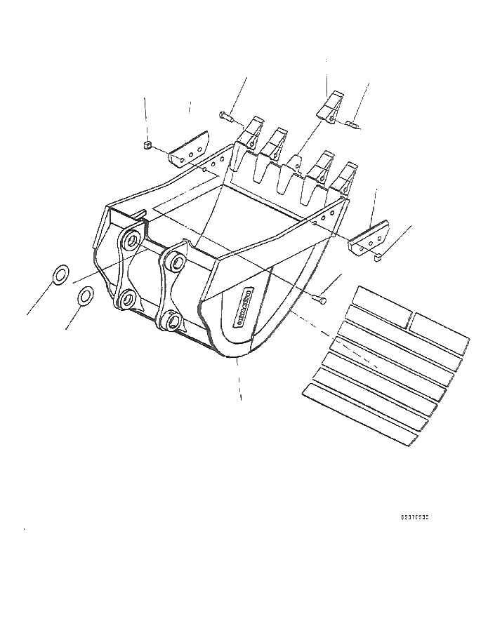 Схема запчастей Komatsu PC220-8M0 - КОВШ, .M (ГОРИЗОНТАЛЬН. ПАЛЕЦ) (PCLC-8M) T [РАБОЧЕЕ ОБОРУДОВАНИЕ]