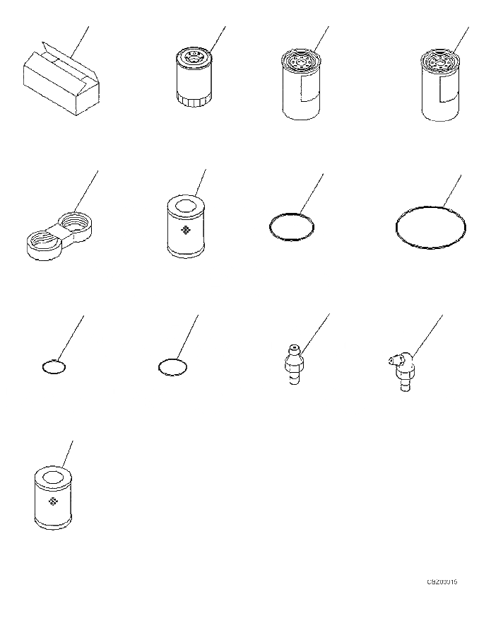 Схема запчастей Komatsu PC220-8M0 - ЗАП. ЧАСТИ V [ВСПОМОГ. ЧАСТИ И ИНСТРУМЕНТ]